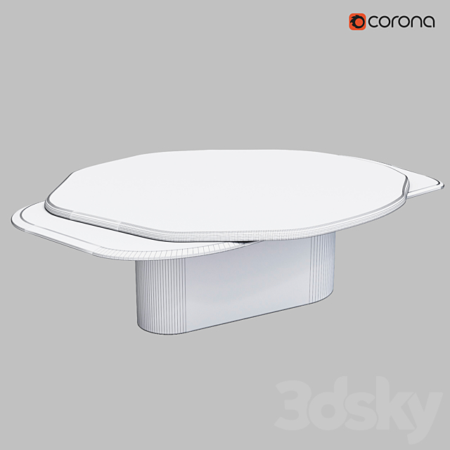 VENOM coffee table GRZEGORZ MAJKA 3DS Max Model - thumbnail 4