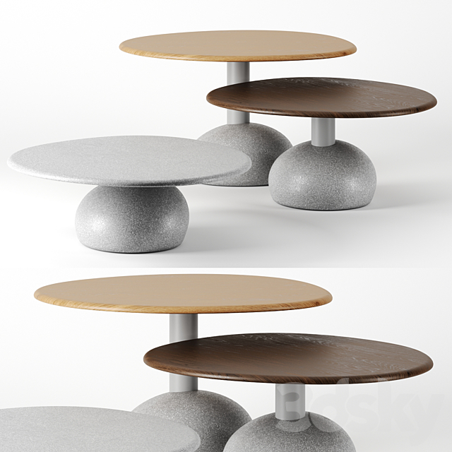 Vesper tables by Sancal 3DSMax File - thumbnail 1