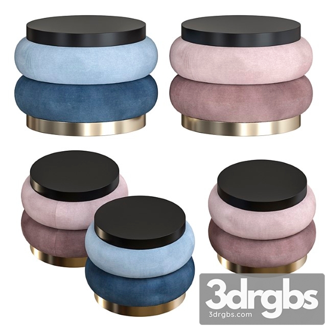 Vibieffe chignon coffee tables & poufs 2 3dsmax Download - thumbnail 1