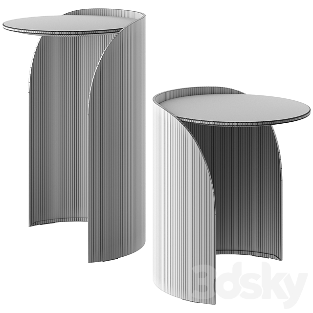 Vida side tables by Davis Furniture 3DS Max Model - thumbnail 3