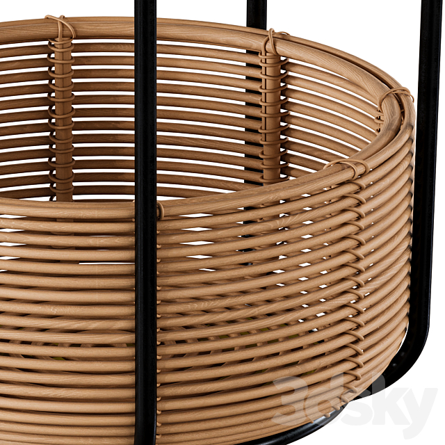 Vincent Sheppard Basket table 3DS Max Model - thumbnail 2