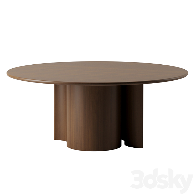 Virginia dining table by Serax 3DS Max Model - thumbnail 1