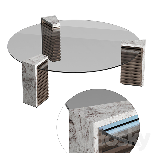 Visionnaire Admeto Low table 3DSMax File - thumbnail 1