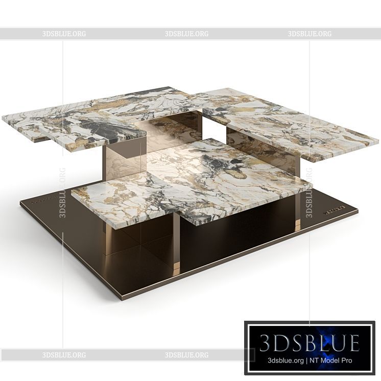 Visionnaire Building coffee table 3DS Max - thumbnail 3