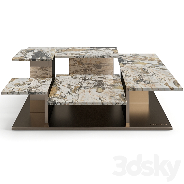 Visionnaire Building coffee table 3dsMax Model - thumbnail 2