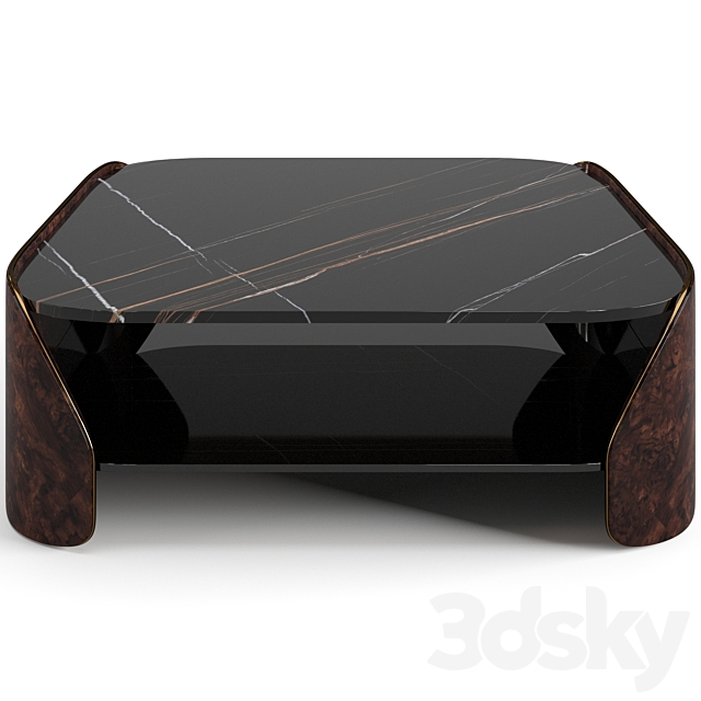 Visionnaire Fitzgerald coffee tables set 3ds Max - thumbnail 2