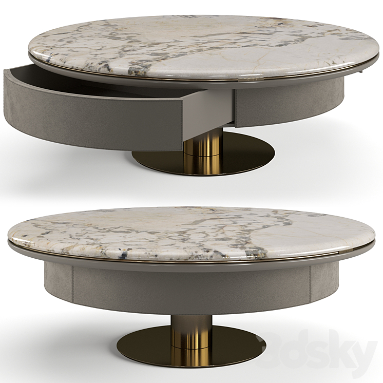 Visionnaire Korvac coffee table 3DS Max Model - thumbnail 3