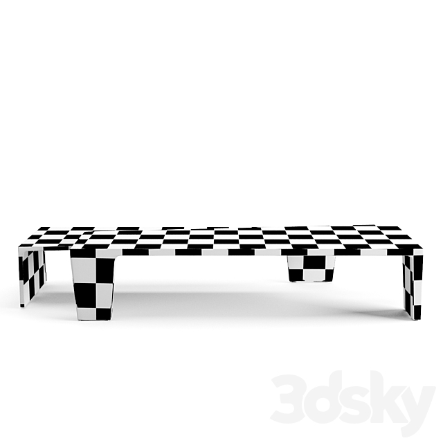 Visionnaire Lego low table 3DS Max Model - thumbnail 5