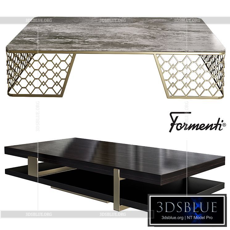 Vogue Coffee Table by Formenti 3DS Max - thumbnail 3