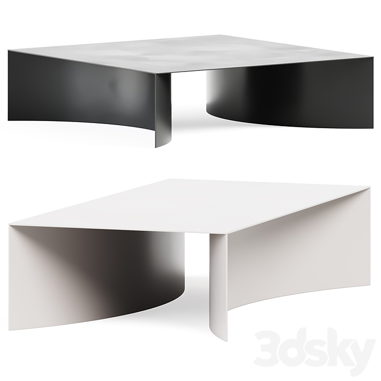 Void Coffee Table by Desalto 3DS Max Model - thumbnail 1