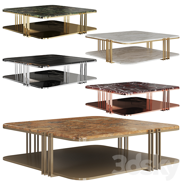 VOLPI KASSEL Coffee table 3DSMax File - thumbnail 1