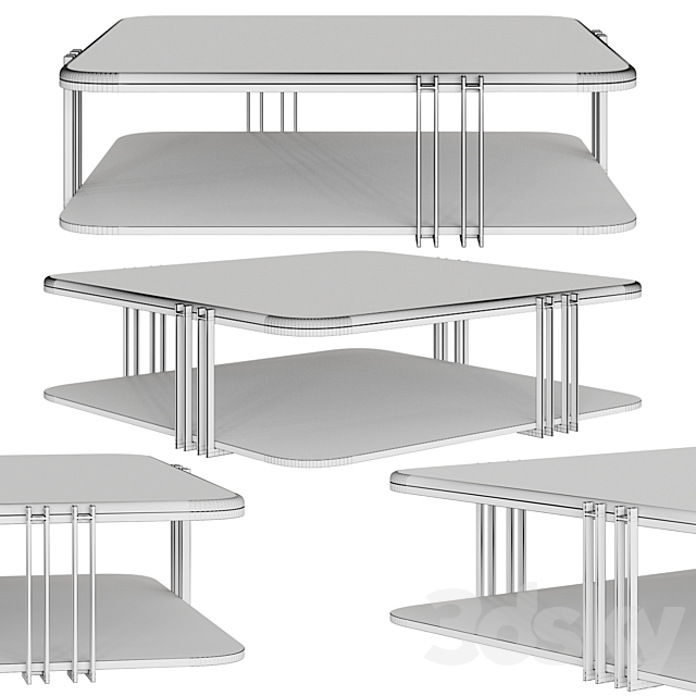 VOLPI KASSEL Coffee table 3DSMax File - thumbnail 2