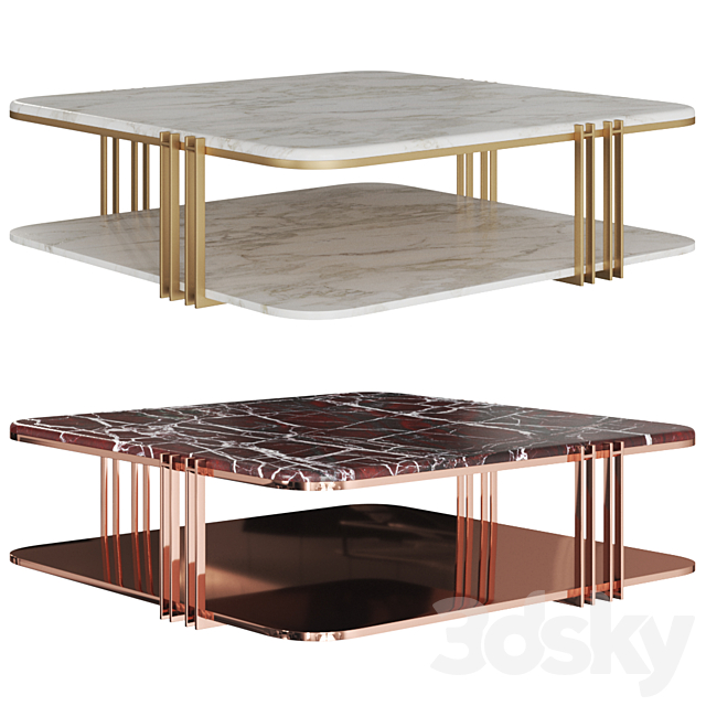 VOLPI KASSEL Coffee table 3DSMax File - thumbnail 3