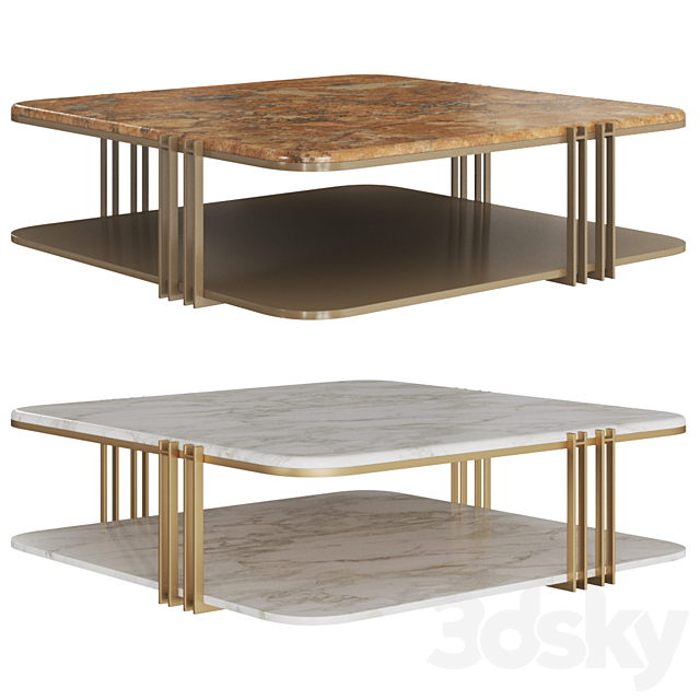 VOLPI KASSEL Coffee table 3DSMax File - thumbnail 5