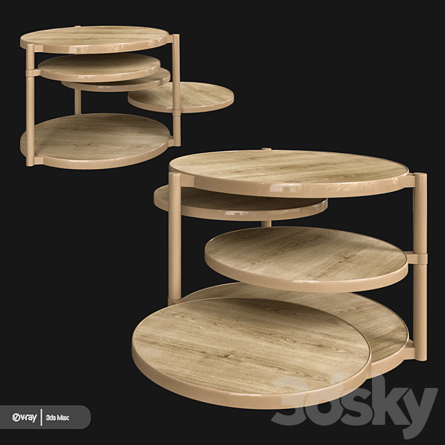 Wade logan cotham coffee table 3DSMax File - thumbnail 2