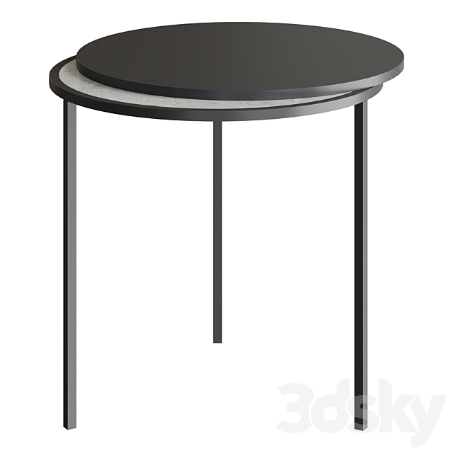 WELL | Coffee table 3DS Max Model - thumbnail 2