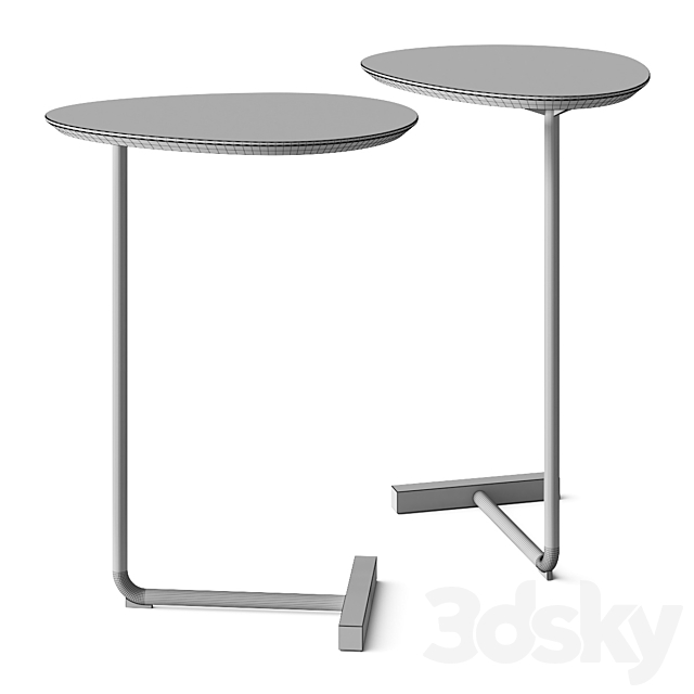 West Elm Charley C Side Table 3DS Max Model - thumbnail 3