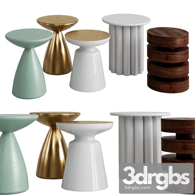 West elm tables 5 2 3dsmax Download - thumbnail 1