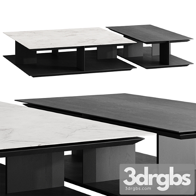 Westside side table by poliform - thumbnail 1