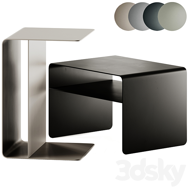 Westwing Collection Cosmo Side Table 3ds Max - thumbnail 1