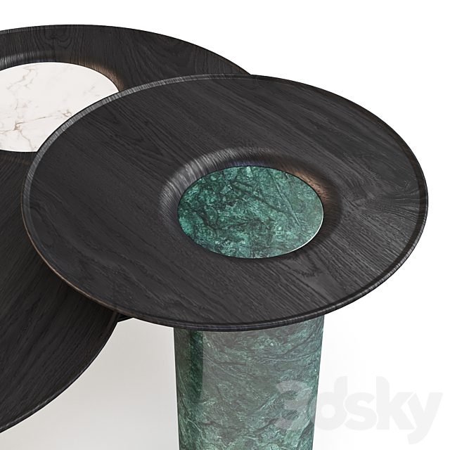 WeWood: Lago – Coffee Tables 3DSMax File - thumbnail 3