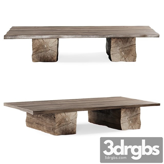 Wooden coffee table - thumbnail 1