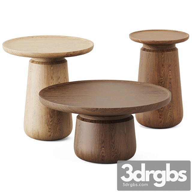 Wooden coffee tables altana by mmairo - thumbnail 1