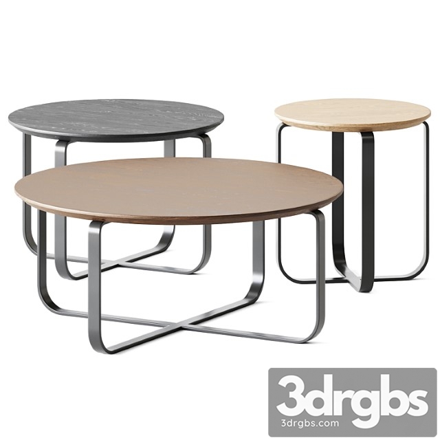 Wooden coffee tables clik cruceta by kendo mobiliario - thumbnail 1