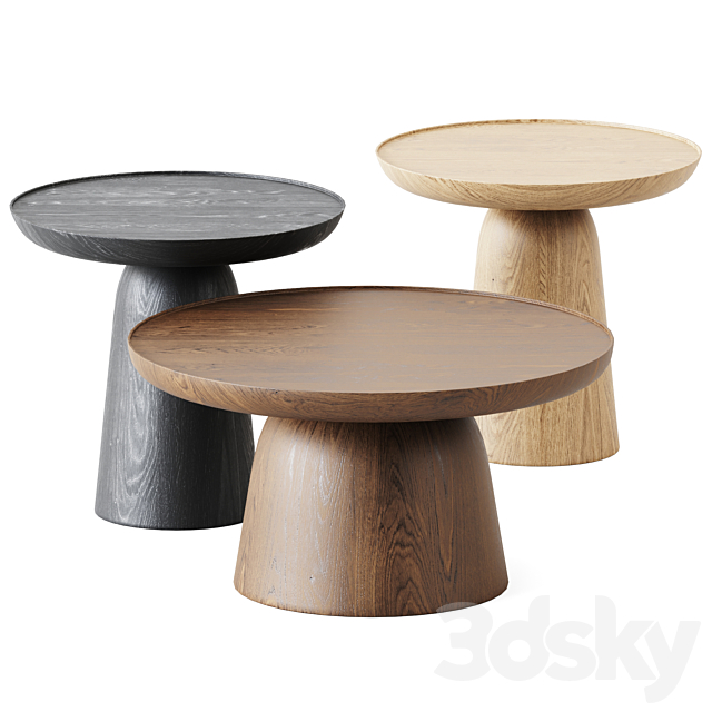 Wooden Coffee Tables Hrib by Javorina 3DSMax File - thumbnail 1