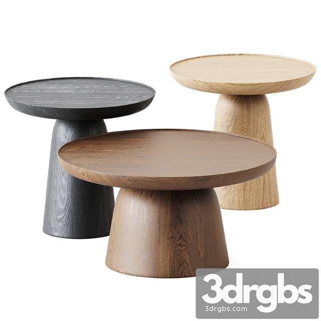 Wooden coffee tables hrib by javorina - thumbnail 1