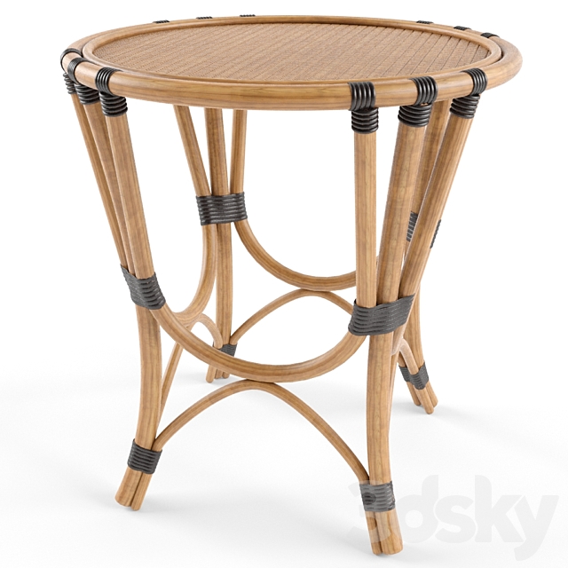 Wooden Table 3DSMax File - thumbnail 1