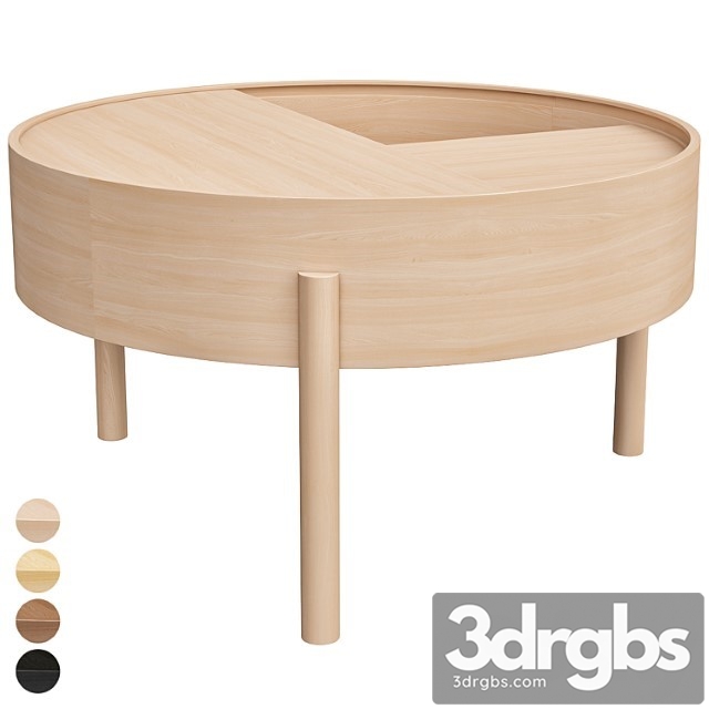 Woud Arc Coffee Table 3dsmax Download - thumbnail 1