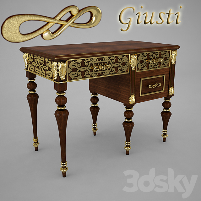 Writing desk 3DSMax File - thumbnail 1