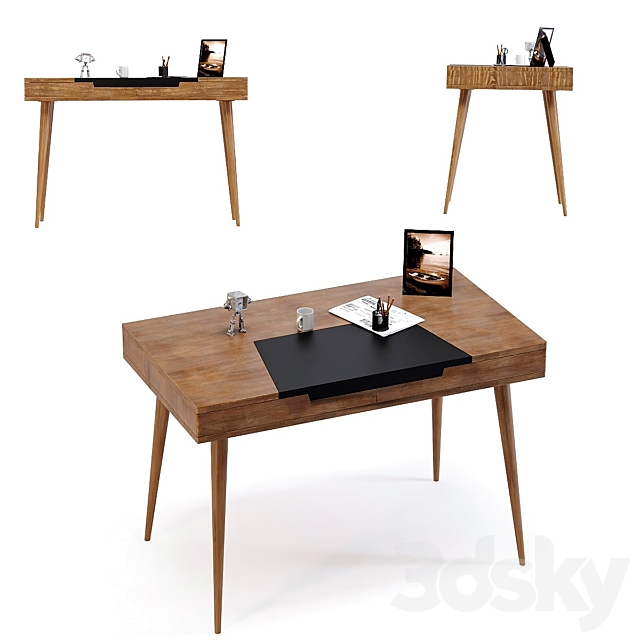 Writing Desk Happy Stay 3DSMax File - thumbnail 1