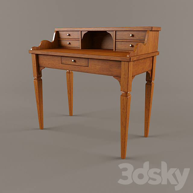 Writing desk or Bureau BetaMobili 3DSMax File - thumbnail 1