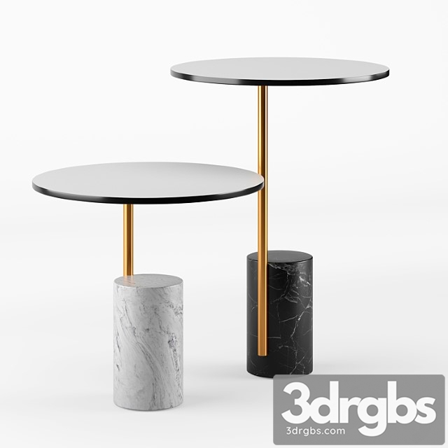 Xaxa carrara marble coffee table 2 3dsmax Download - thumbnail 1