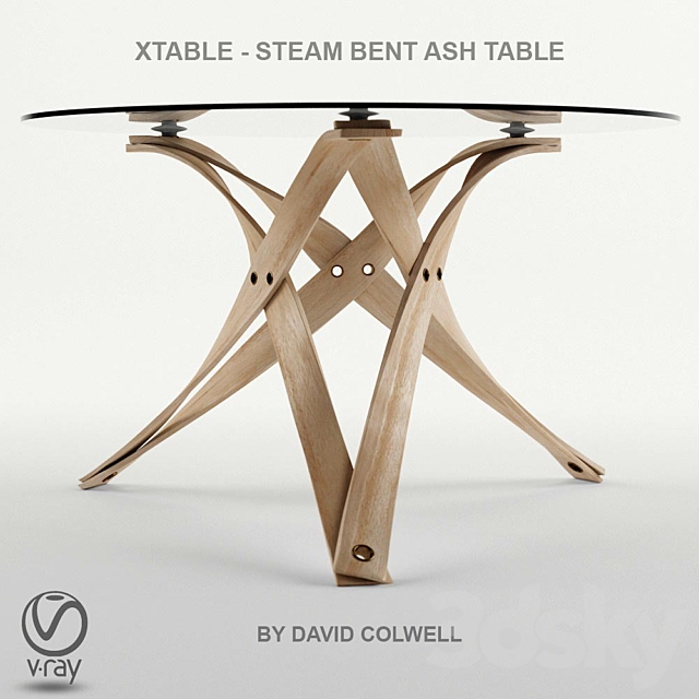 XTABLE by David Colwell 3DSMax File - thumbnail 1