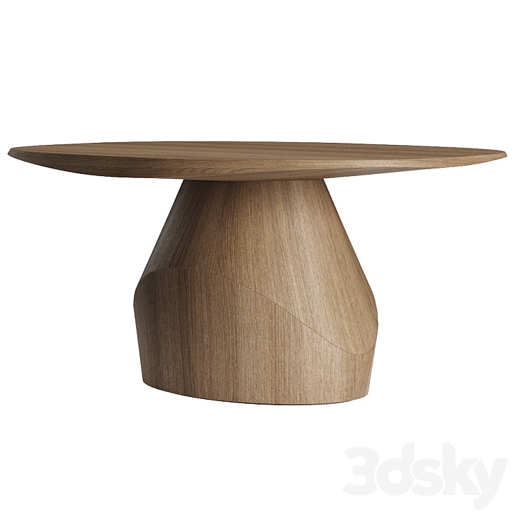 Yab Dining Table 3DS Max Model - thumbnail 3