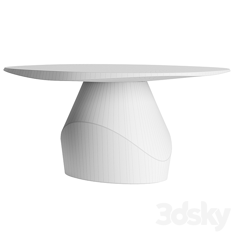 Yab Dining Table 3DS Max - thumbnail 2