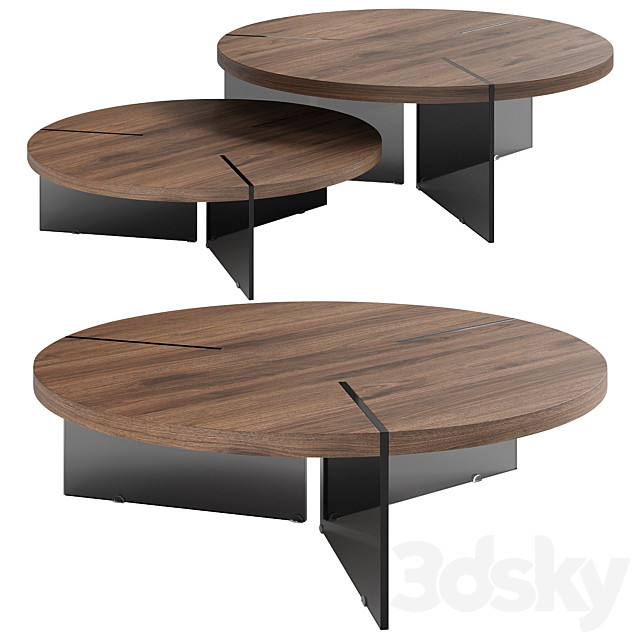 York Coffee Table 3ds Max - thumbnail 1