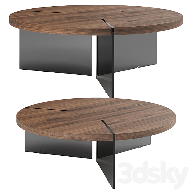 York Coffee Table 3ds Max - thumbnail 2