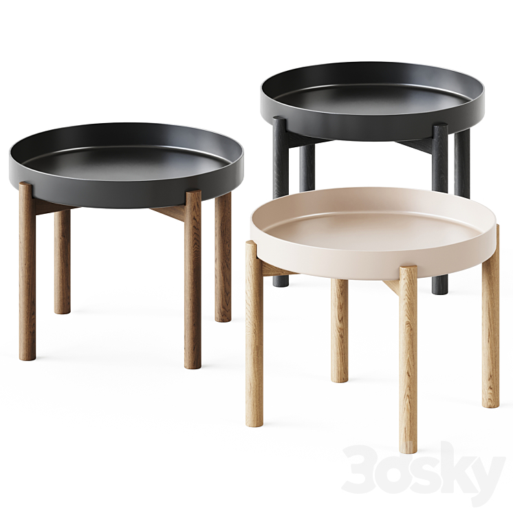 Ypperlig Coffee Table by Ikea 3DS Max Model - thumbnail 1