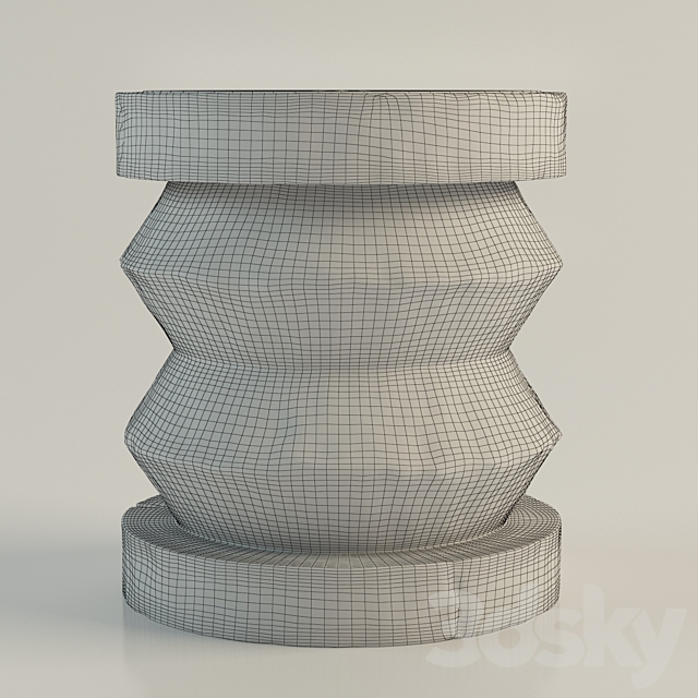 Z STOOL GOLD 3DSMax File - thumbnail 3