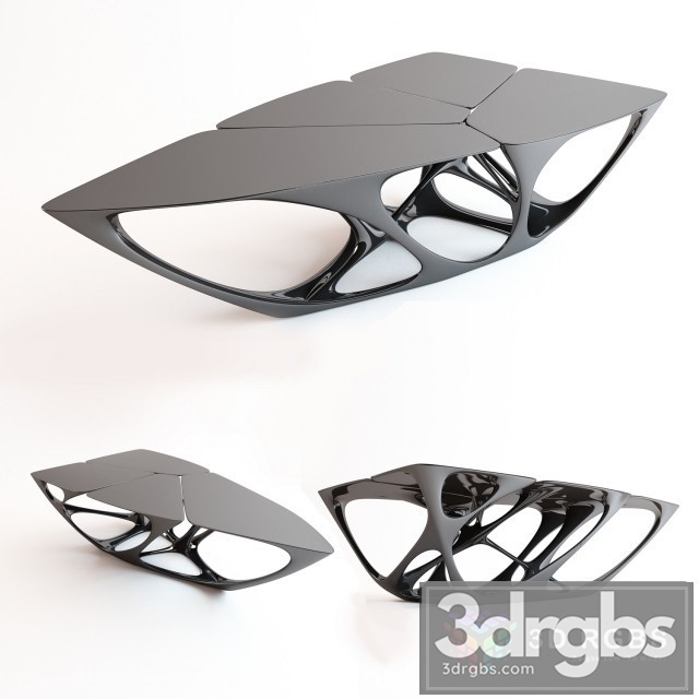 Zaha Hadid Vitra Edition Table 3dsmax Download - thumbnail 1