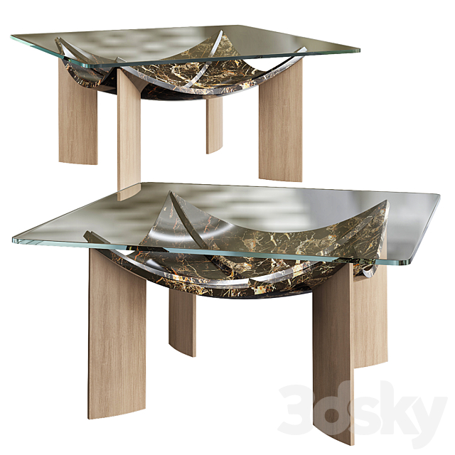 Zanaboni EBONY DINING TABLE 3DSMax File - thumbnail 1