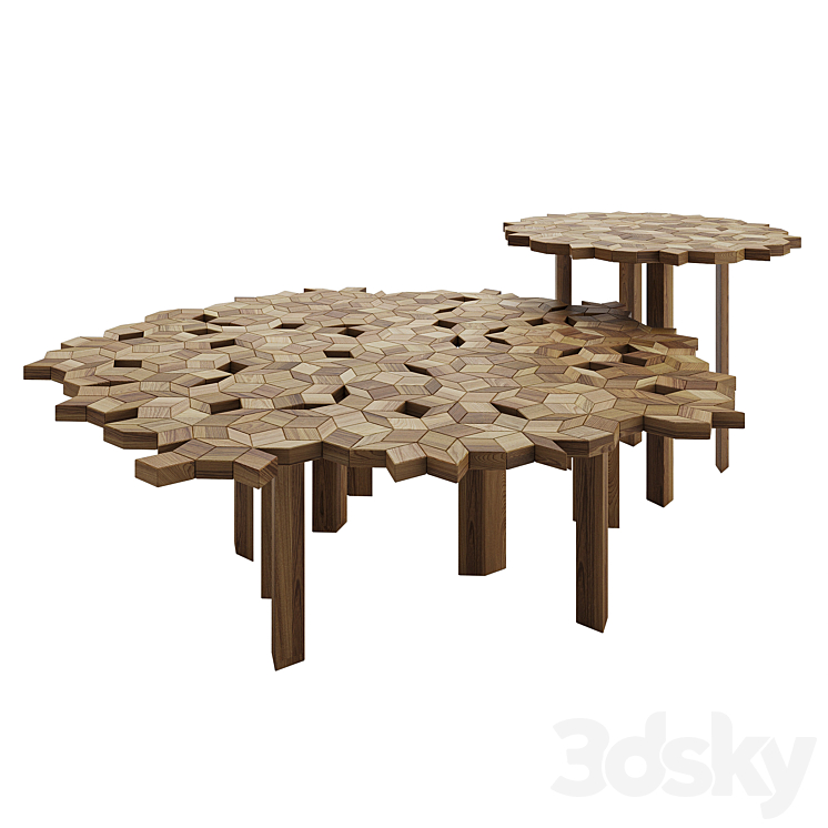 Zanat Ombra Tables 3DS Max Model - thumbnail 1