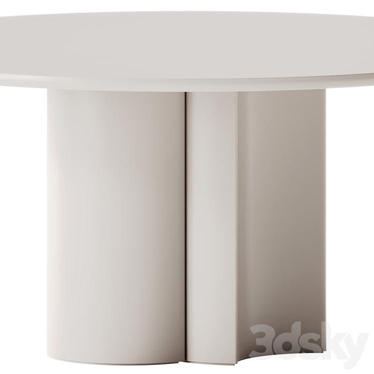 Zanotta BOL Round Table 3DS Max Model - thumbnail 2