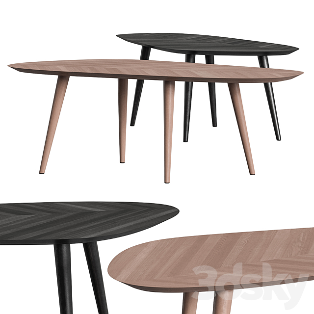 Zanotta Wweed Tables 3DSMax File - thumbnail 1