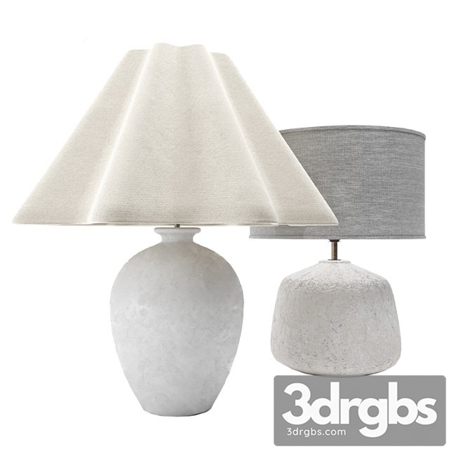 Zara Home Lamps Set 3dsmax Download - thumbnail 1