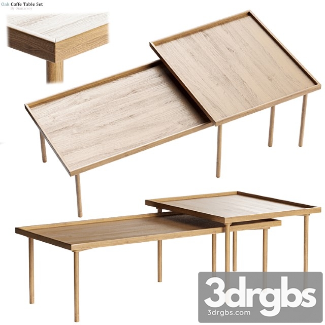 Zara home – oak coffee table decoration set - thumbnail 1